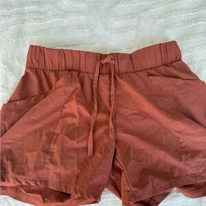 All in Motion Women's High Waist Rust Shorts